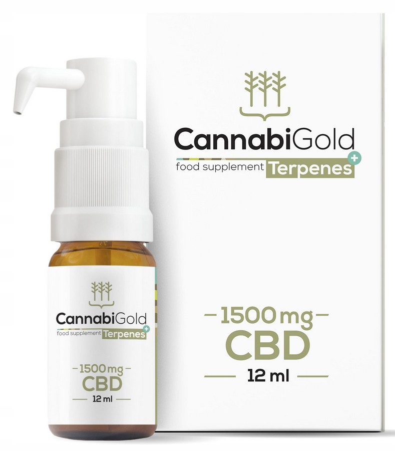 CBD - CANNABIGOLD CBD 1500mg TERPENSE OIL 12ml