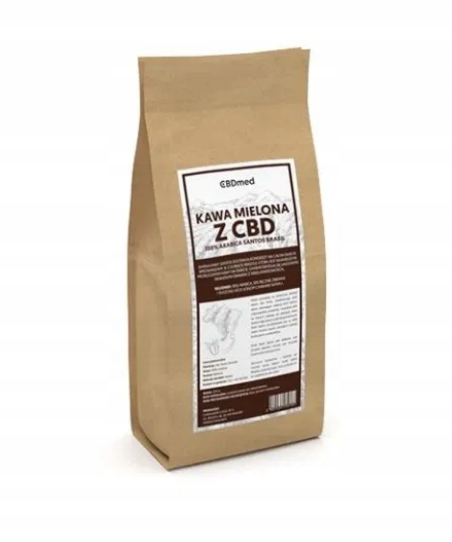 Káva mletá - CBDMED MILČOVANÁ KÁVA S CBD 250G CANDOUND