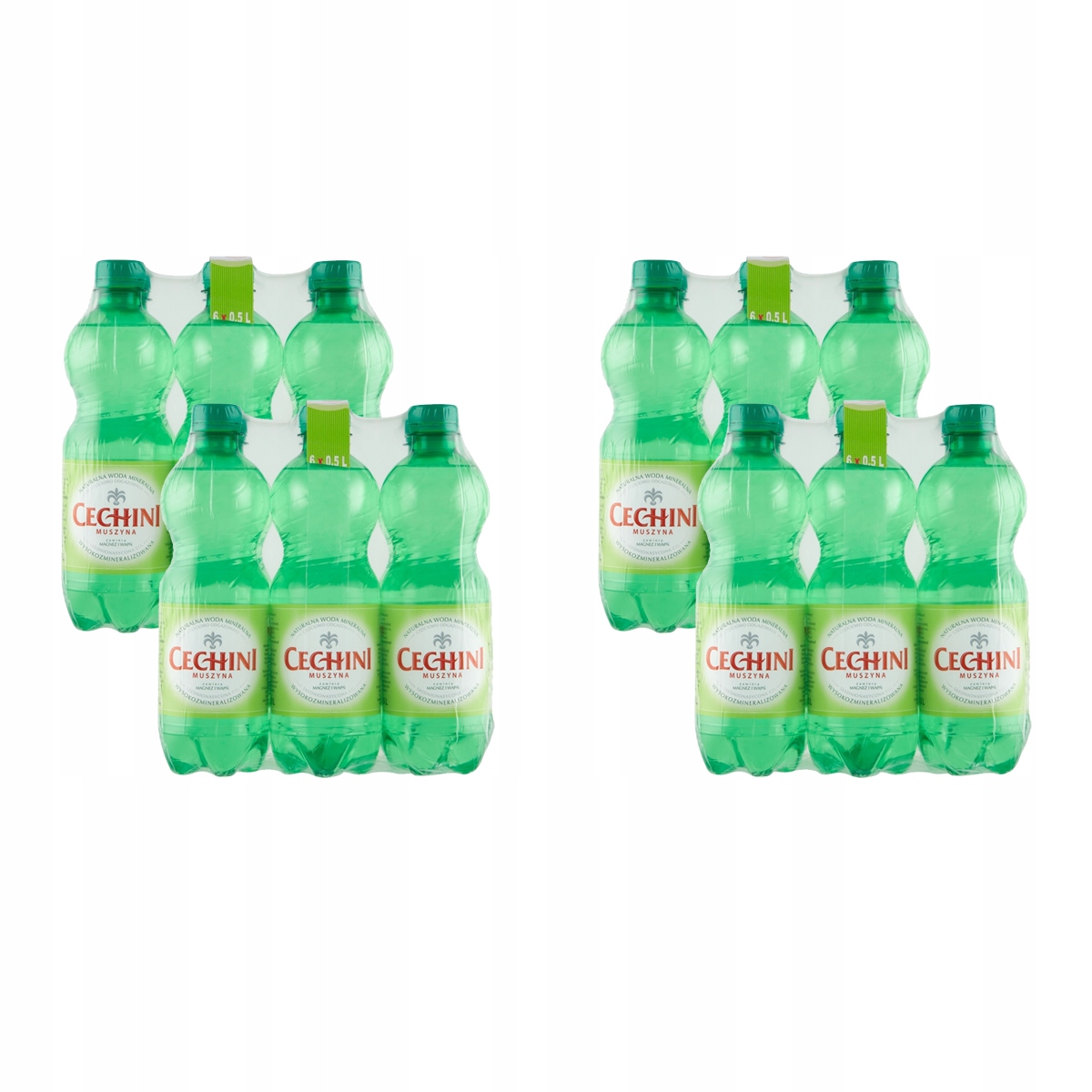Cachini Muszyna Stredne spotrebovaná voda 24x 0,5l