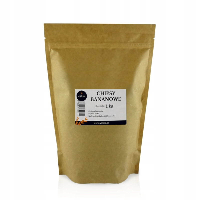 Banánové čipy 1 kg Sušené banány