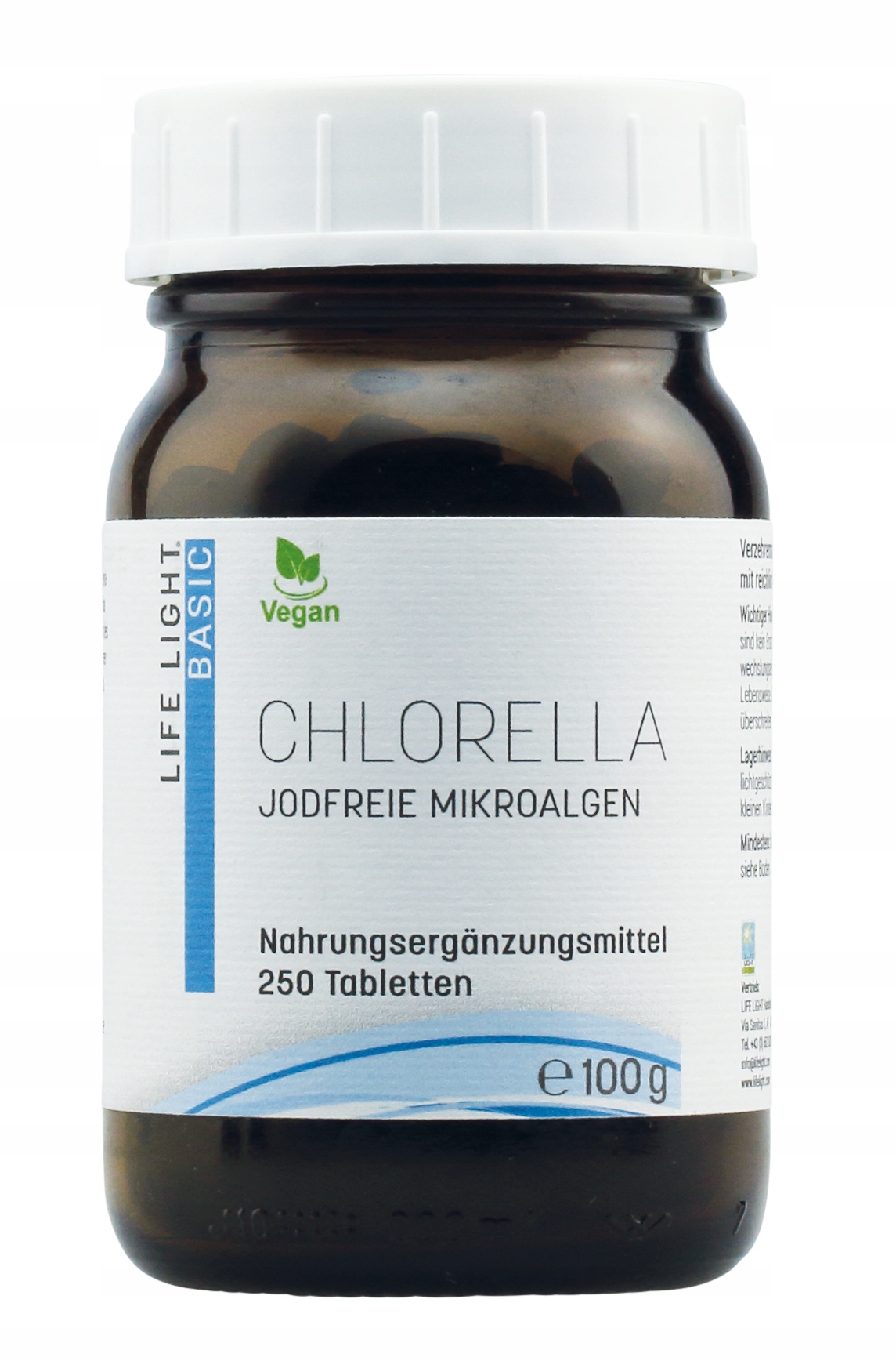 Chlorella 100% čistý Micoalalský život Svetlo