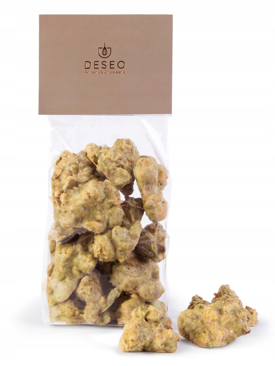 Čokoládové klastre Pistachio & Cramble vanilka