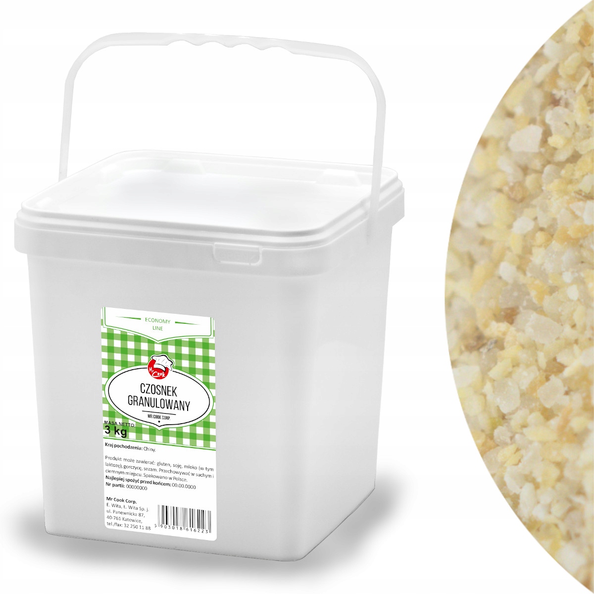 Granulované cesnak 3kg #xxl aromatická # kvalita