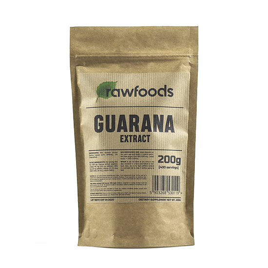 Čistý guarana extrakt 200 g prášok 22% kofeín