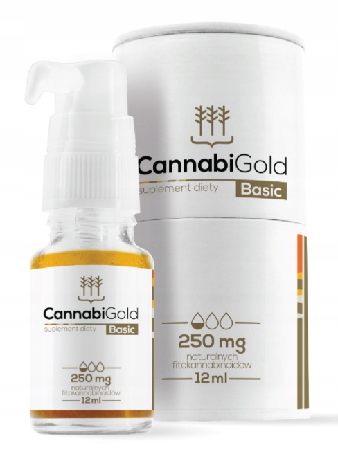 CBD - Cannabigold Základné CBD konopný olej 2,5% 250 mg