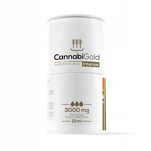 CBD - CANNABIGOLD intenzívny, konope olej 3000 mg, 12 ml