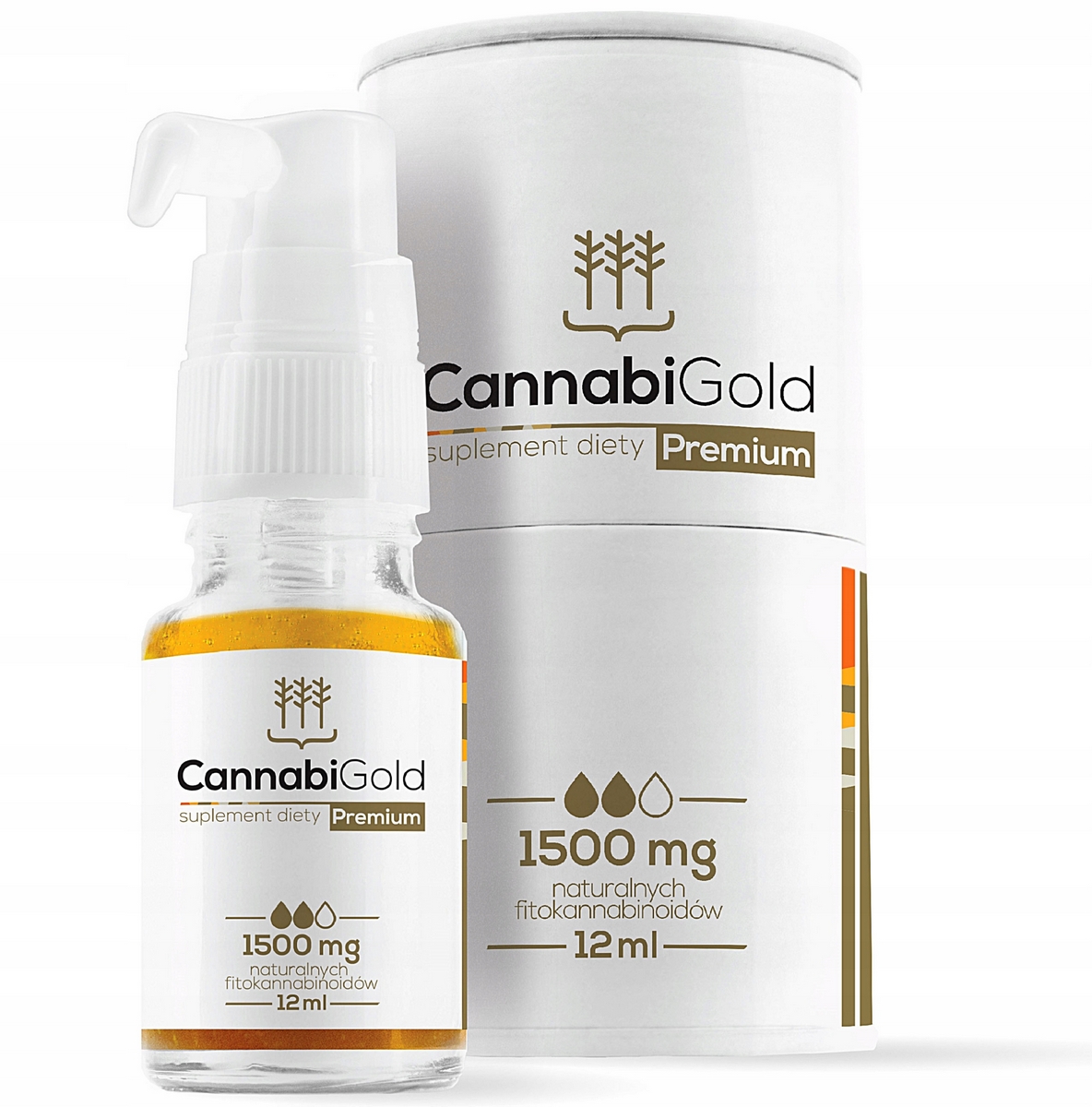 CBD - CANNABIGOLD Premium 15% Konopný olej CBD DHL24H