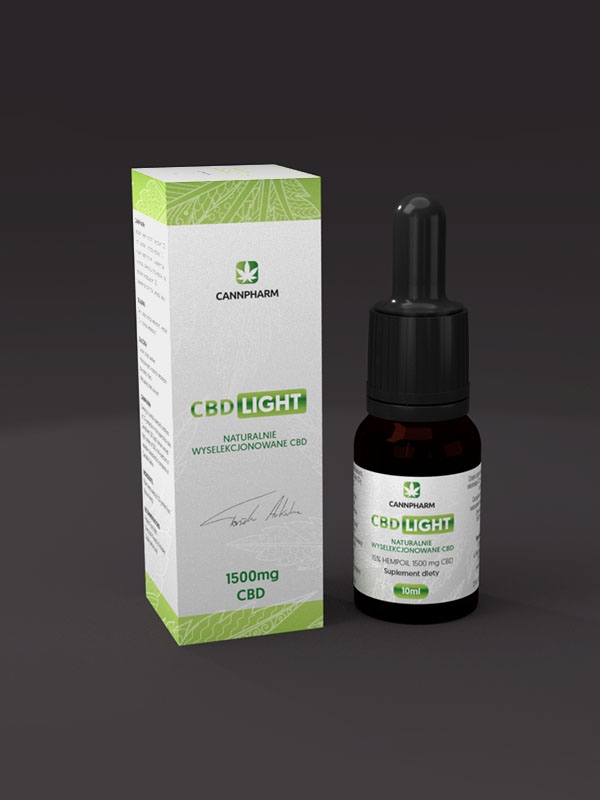 CBD - Cannpharm olej CBD svetla 15% 10ml