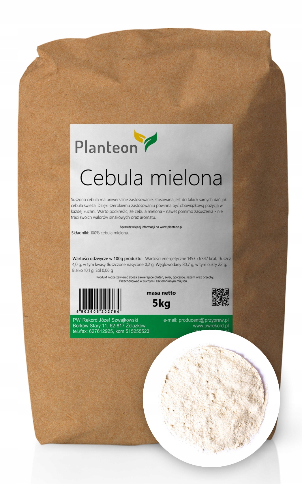 Mleté cibuľa veľké balenie bez doplnkov 5kg