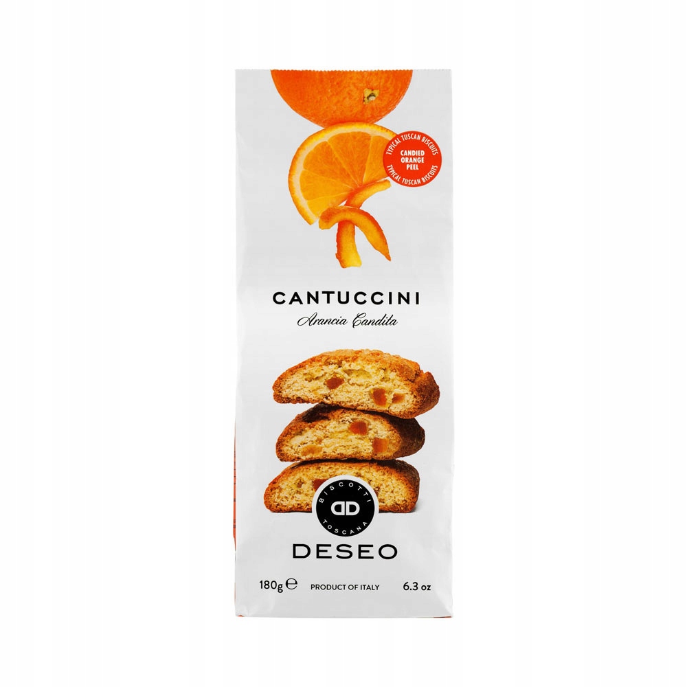 Cantuccini Cookies s oranžovou Peel Desseo