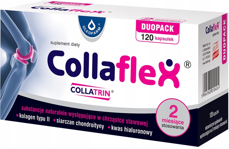 Ochrana kĺbov - Collaflex - 120 čiapky. Kolagén na rybníkoch - hit