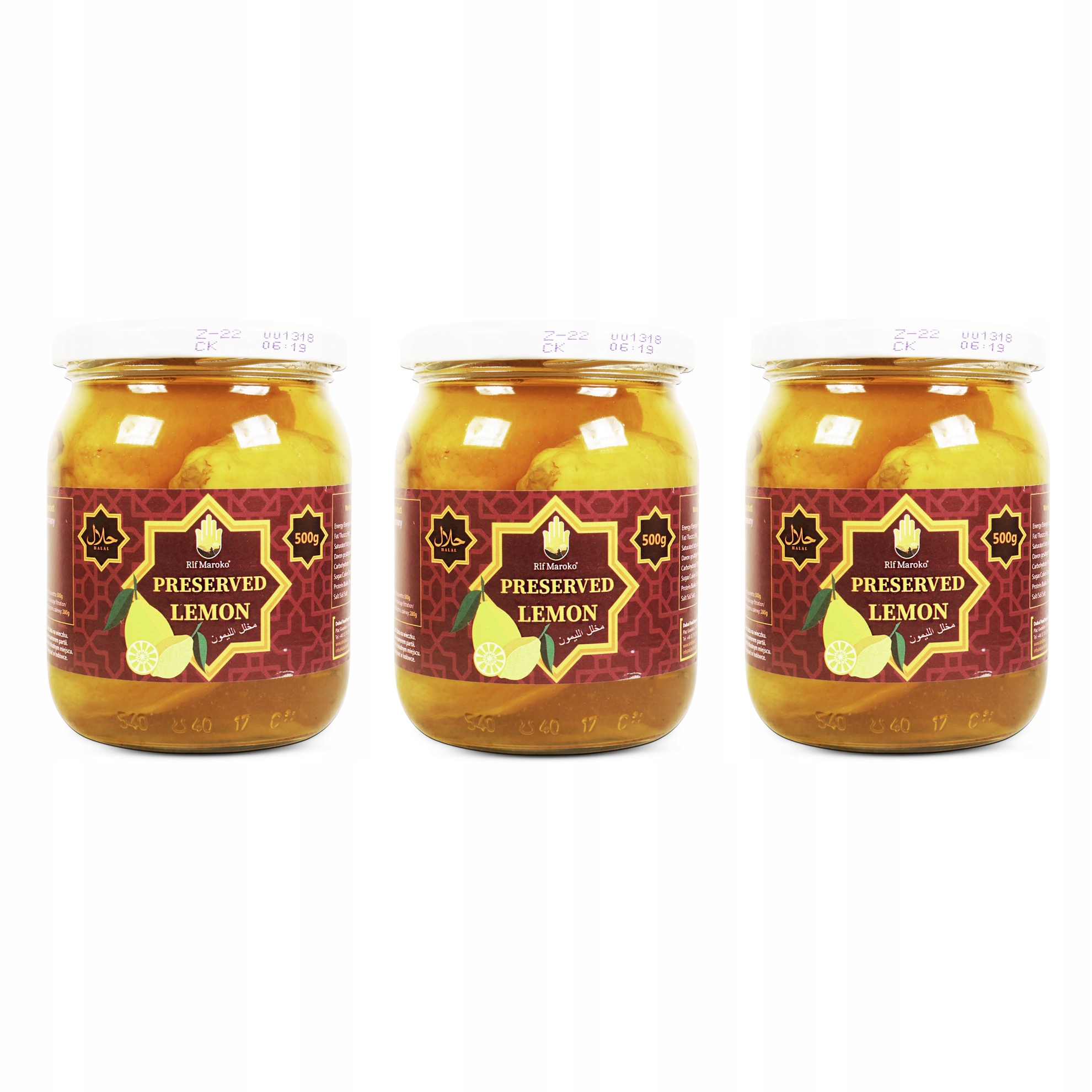 Lemon nakladaný 500g marockých 3 kusov