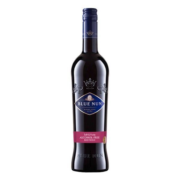 MODRÁ MNÍŠKA červené víno bez alkoholu bez alkoholu