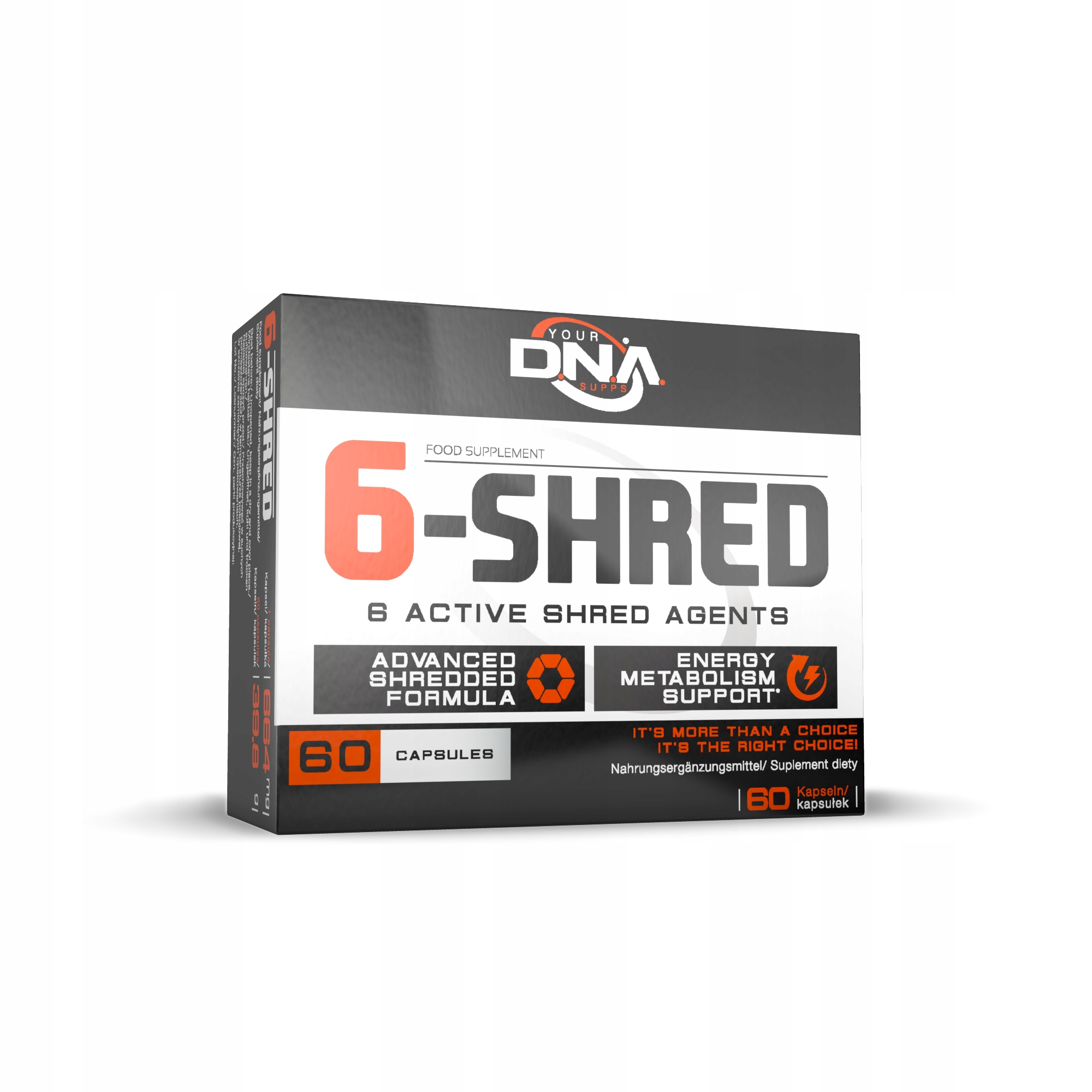 Spaľovač tuku - DNA 6-SHRED 60KAPSKOUTOVACÍ