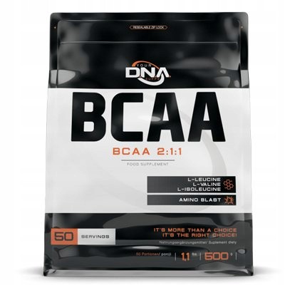 Aminokyseliny - DNA BCAA 2: 1: 1 500 g CITRÓN