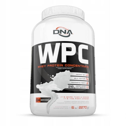 Proteín - DNA SUPPS WPC 2270g Serwater Proteínový koncentrát