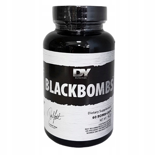 Spaľovač tuku - Dorian Yates Black Bombs 60 Fat Burner z USA