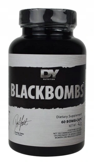 Spaľovač tuku - DORIAN YATES ČIERNE BOMBY 60K TUKOVÝ TUK