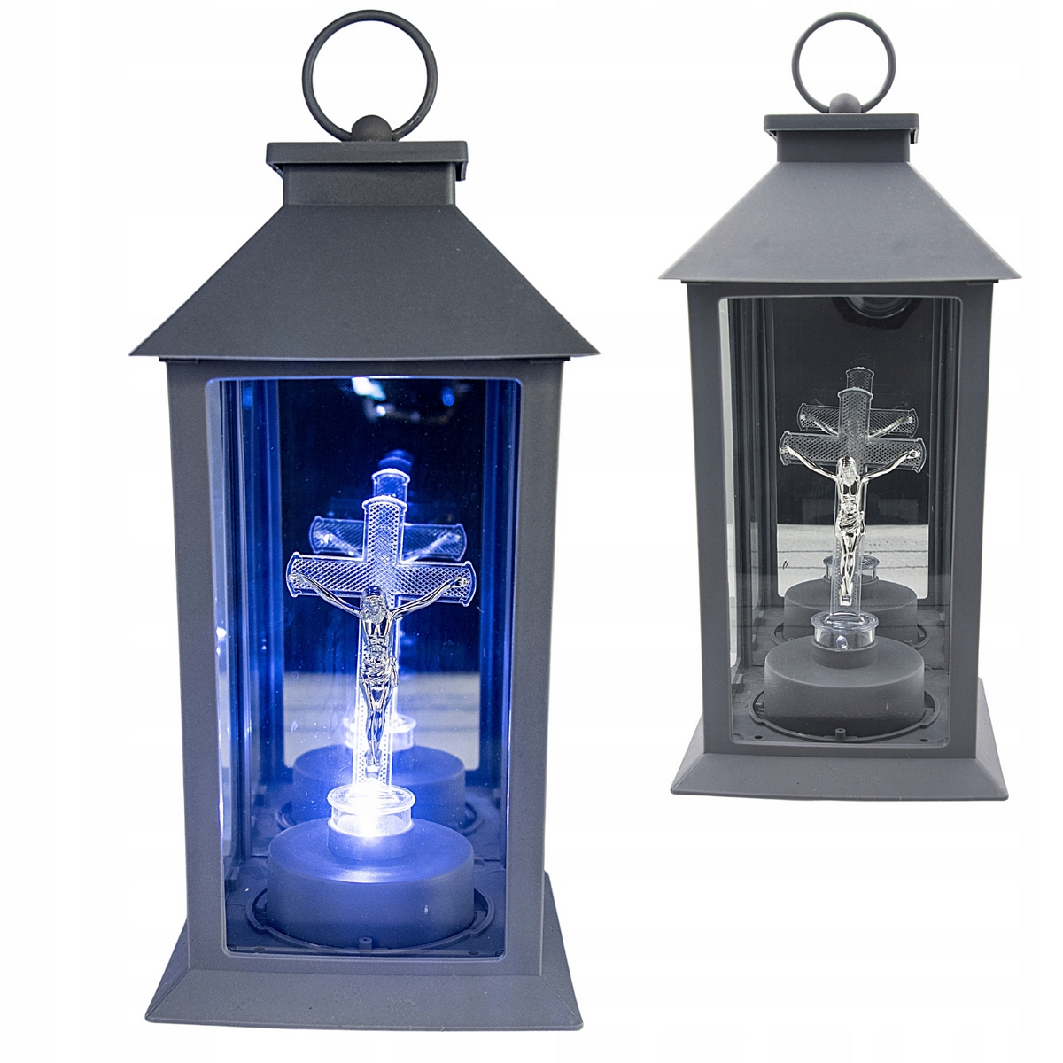 Veľký LED LICTERSKÁ LUCTERSKÁ KRISS PRE Šedý hrob