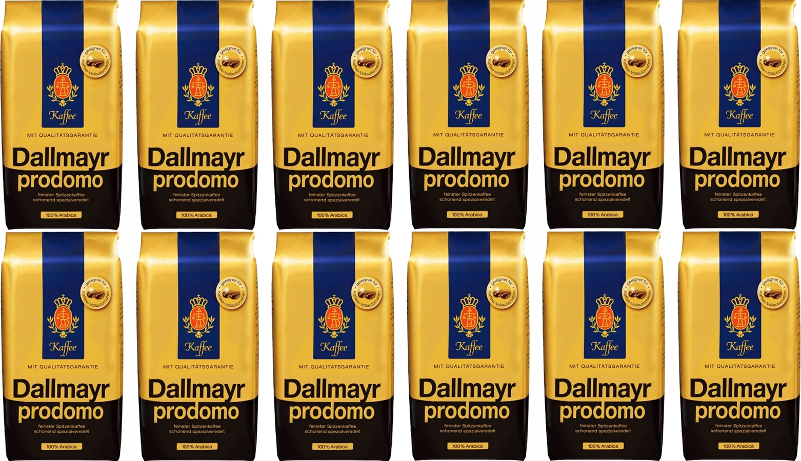 Zrnková káva - Dallmayr Prodomo 500g Káva zrnitý balíček 12ks