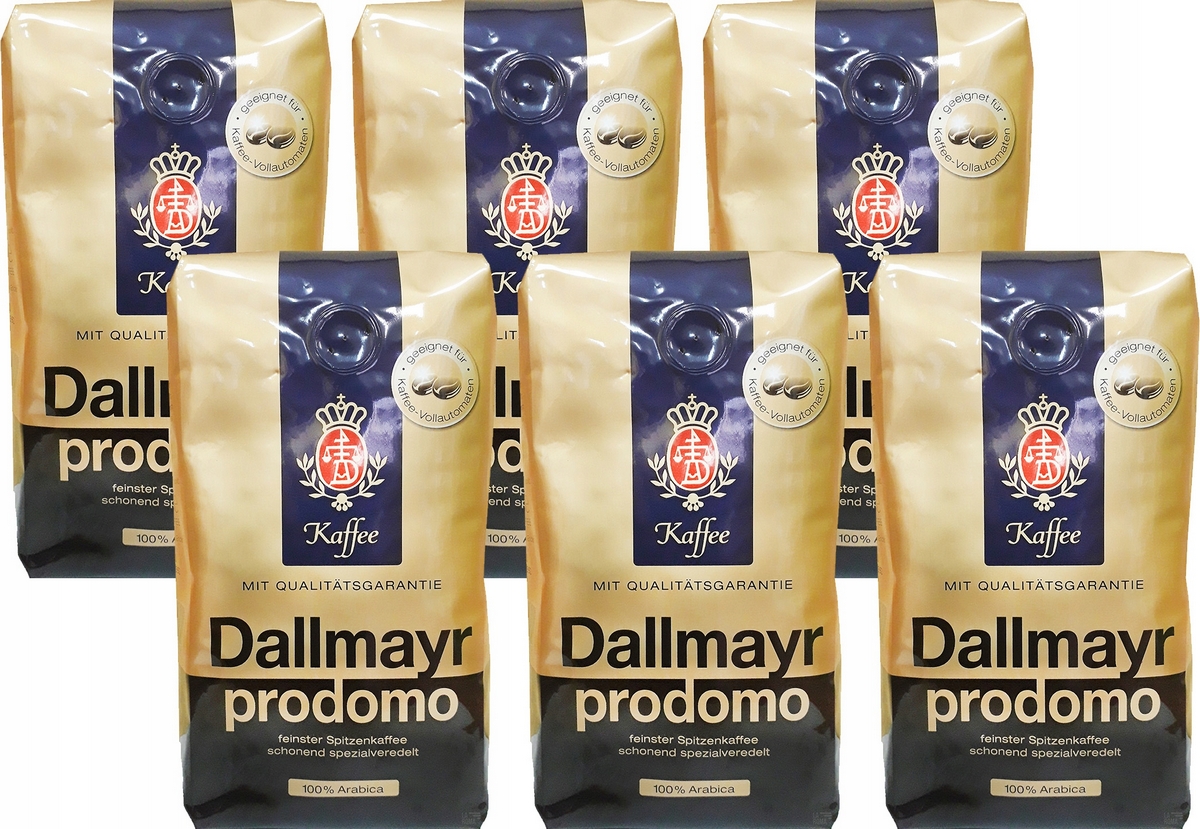 Zrnková káva - Dallmayr Prodomo 500g Káva Granulovaný balíček 6ks