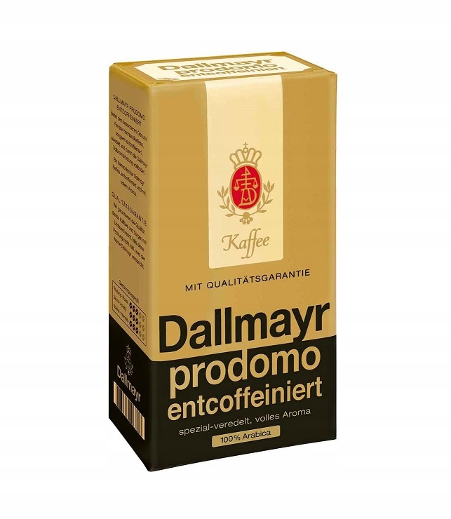 Káva bez kofeínu - Dallmayr Prodomo Hafeffeinované kávové bôby 500g
