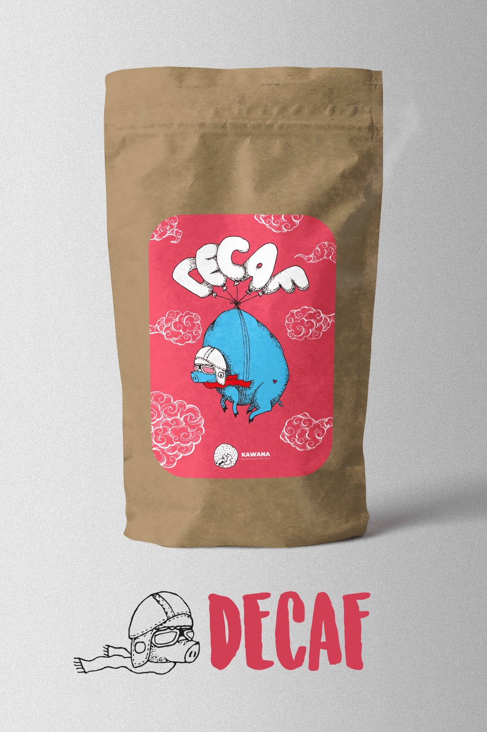 Zrnková káva - DOCAf, bez kofeínu 250g filtre