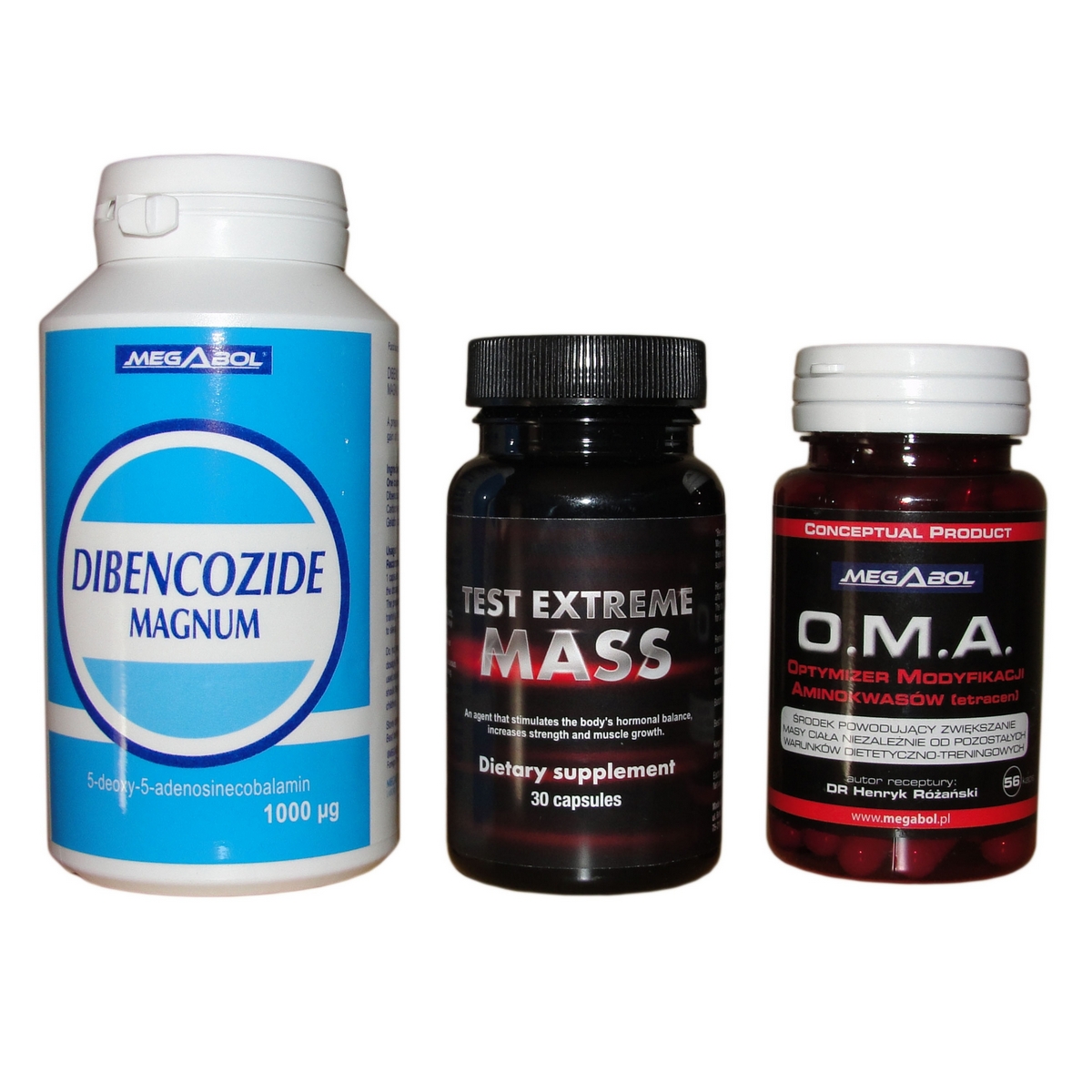 Testosterón - Dibencozide + test extrémnej hmotnosti + OMA Sila steroidov
