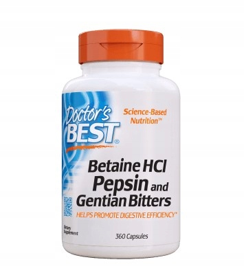 Lekár je najlepší betaine HCL betaina pepsyna 360 čiapky