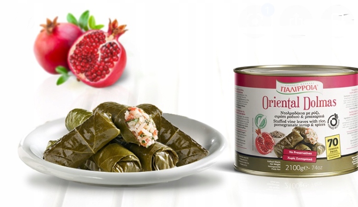 Dolmades Dolma Leaves Grapes plnené 2kg
