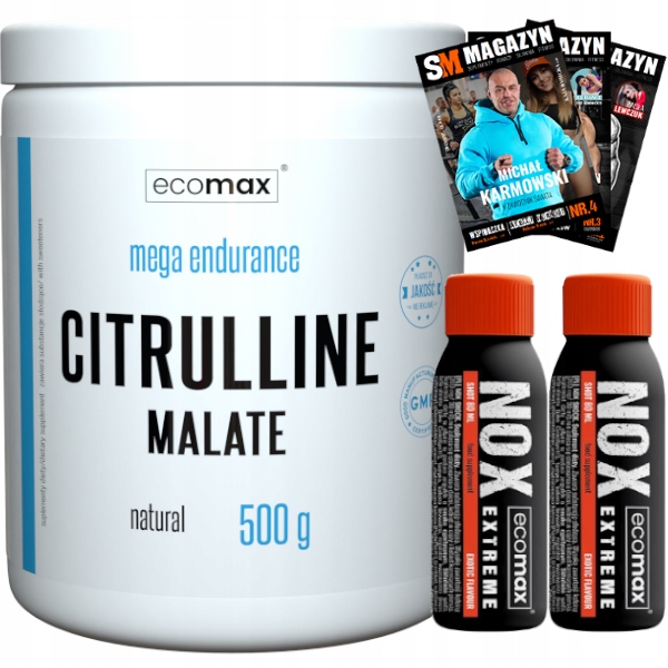 ECOMAX Citrulline Malát 500 g Citrulin Apple