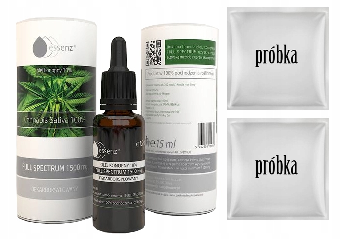 CBD - Essenza CBD olej 10% 15 ml | 100% Cannabis Sativa