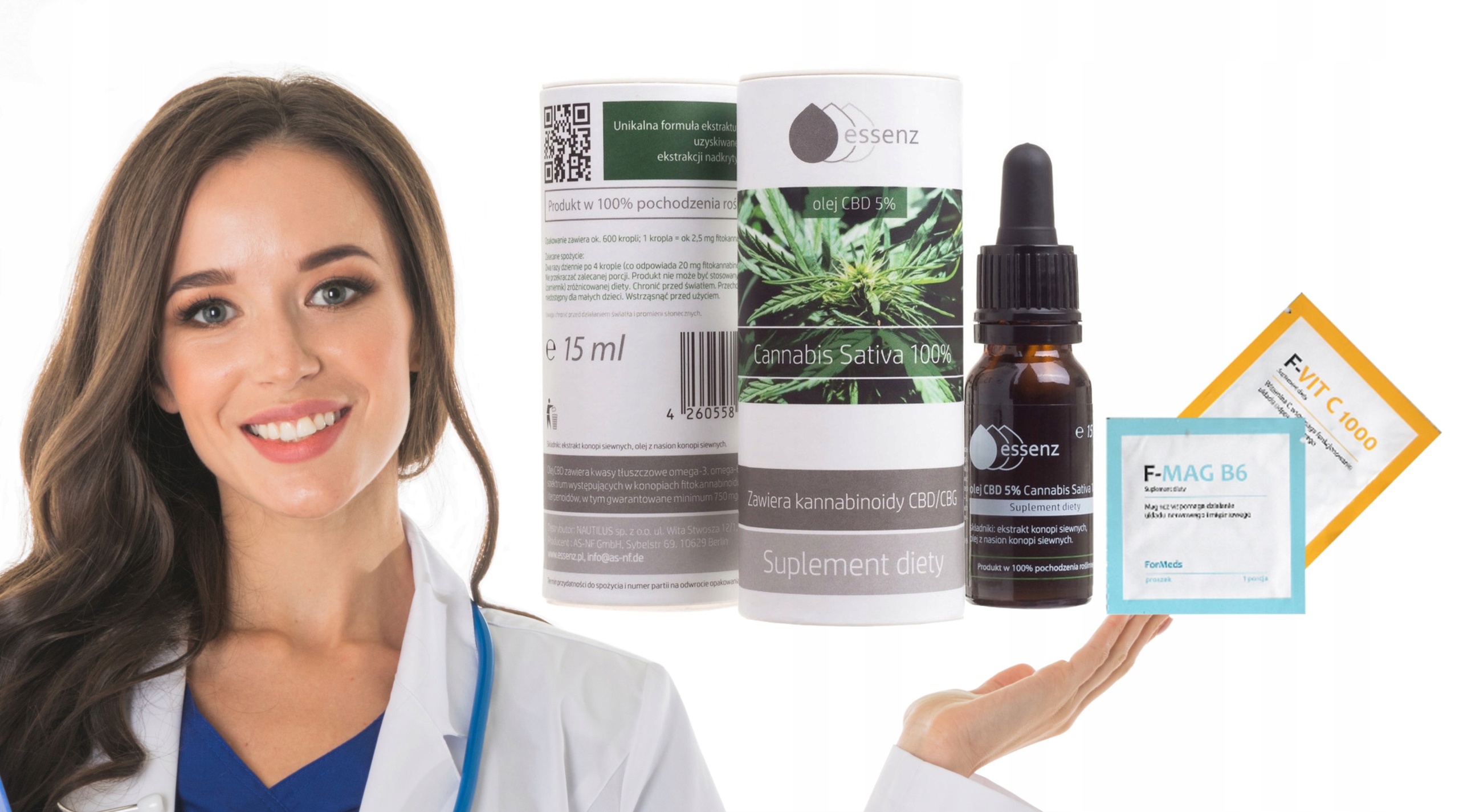 CBD - Essenza - CBD olej 5% 15 ml - 100% cannabis sativa