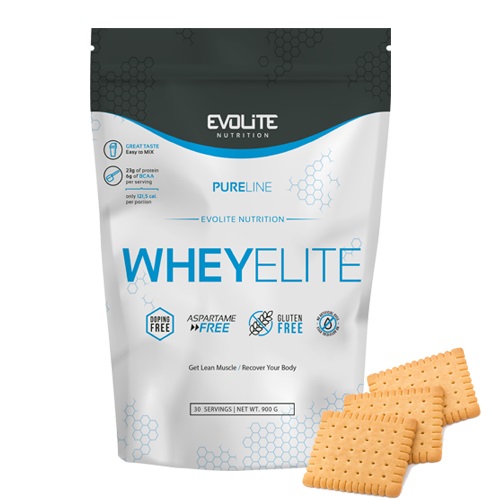 Proteín - EVOLITE WHOWE ELITE 900G WPC WPI BISCUIT