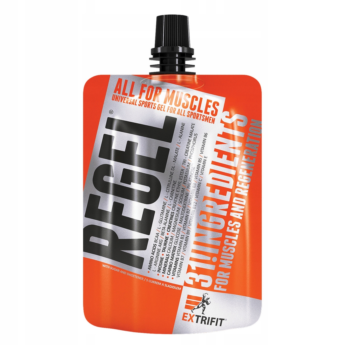 Extrafit Regel 80G gél pre skúmanie Carbo BCAA
