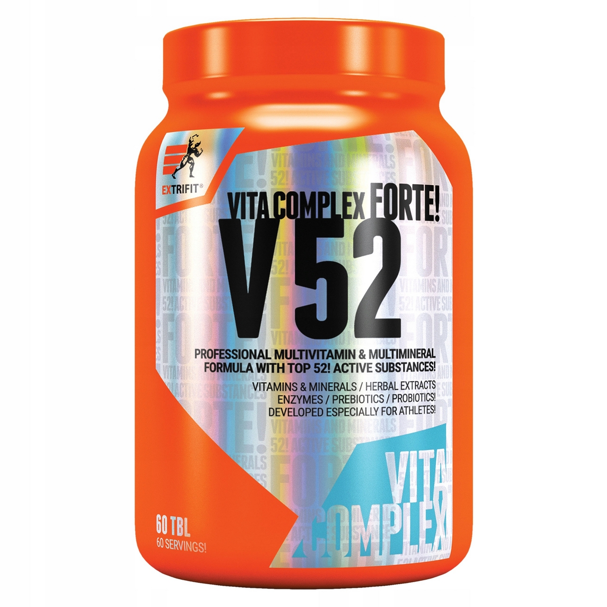 Extrafit V52 60TABS Vitamínové minerály 52 Zložky