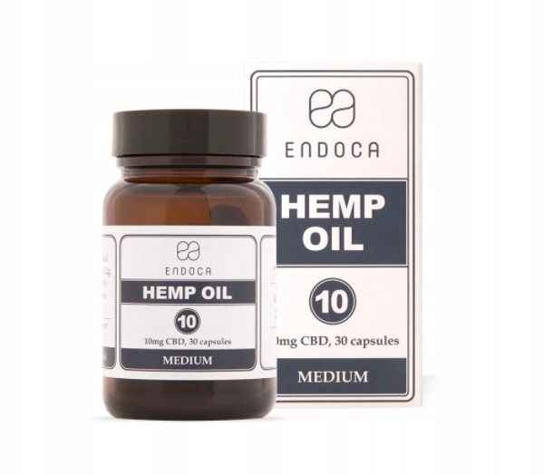 CBD - Endoca - CBD kapsule 10 - 300 mg CBD - 30 ks.