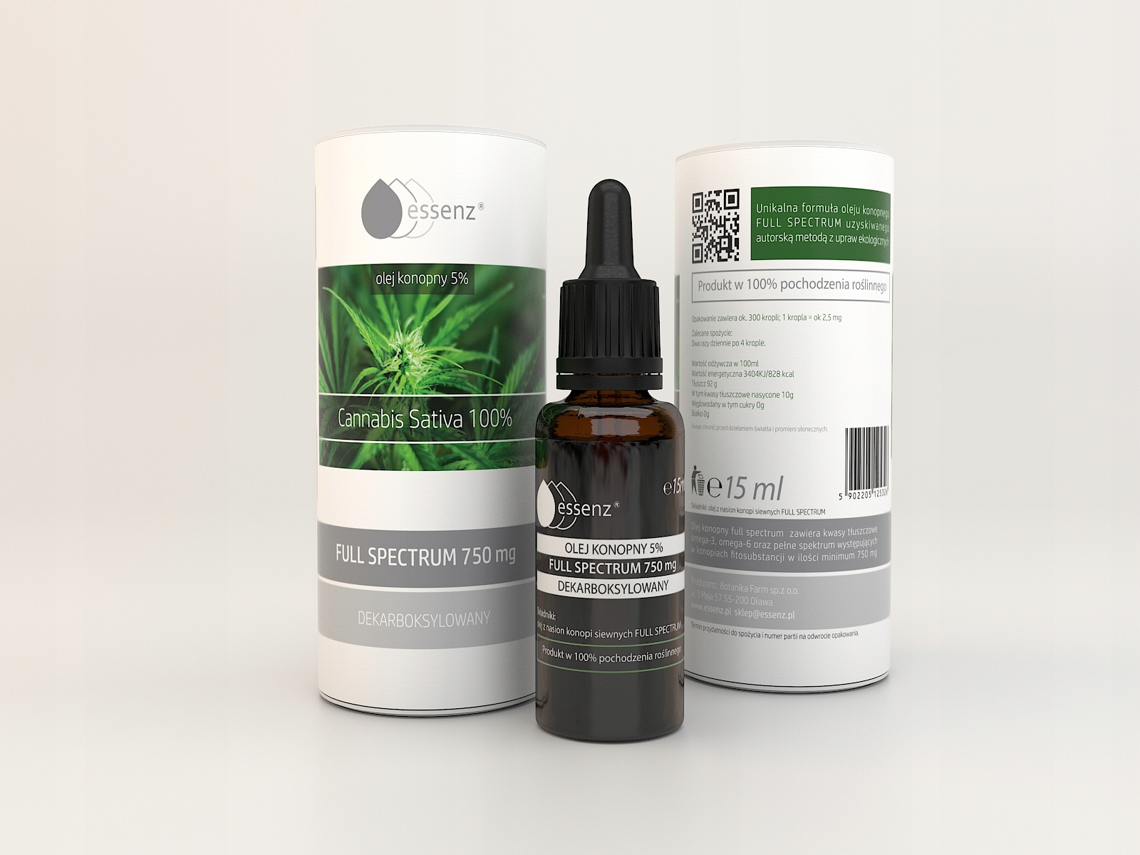 CBD - Esssenz CBD OIL 5% 15ML CANNABISE OIL