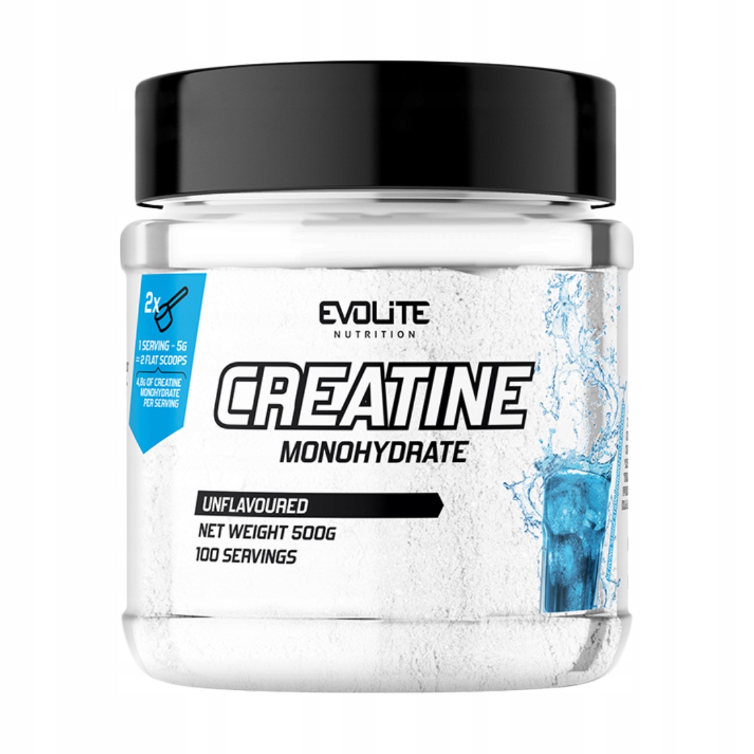Kreatín - Evolite kreatín monohydrát 500 g bez arómy