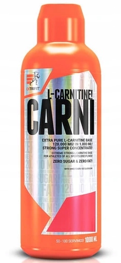 Spaľovač tuku - Extrifit Carni 1 20000 mg 1 000 ml silný L-karnitín