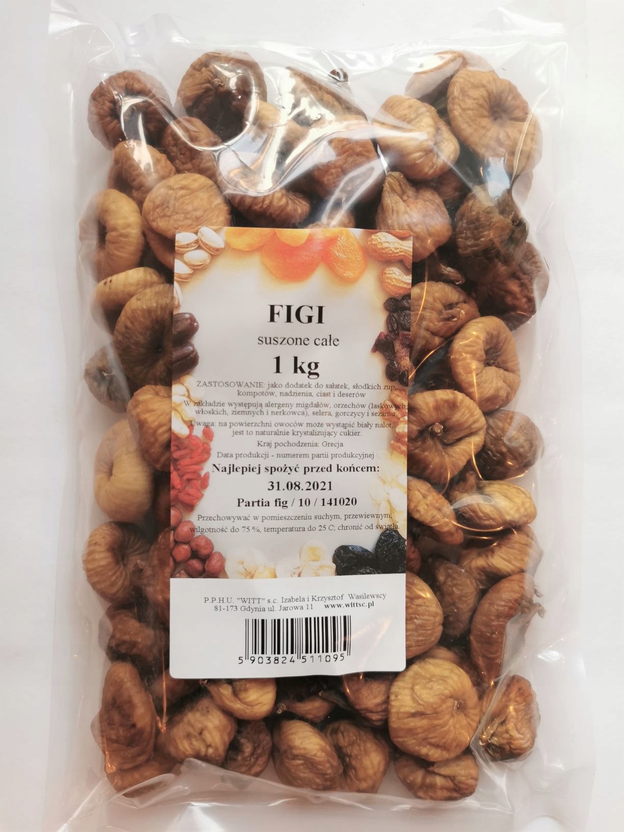 Sušené ovocie - Sušené figy 1 kg