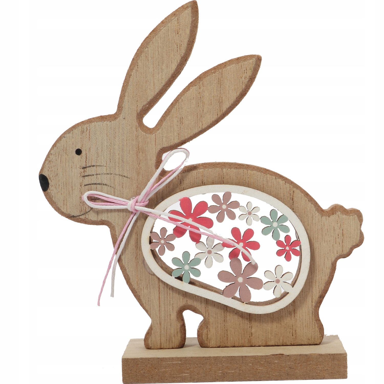Veľkonočná dekorácia - Dekoratívne figuríny 13 cm dekorácie Hare Wood