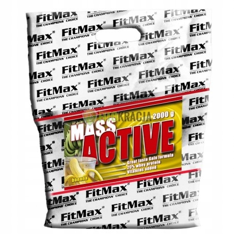 Gainer - Hmotnosť Fitmax Active 2kg Banán