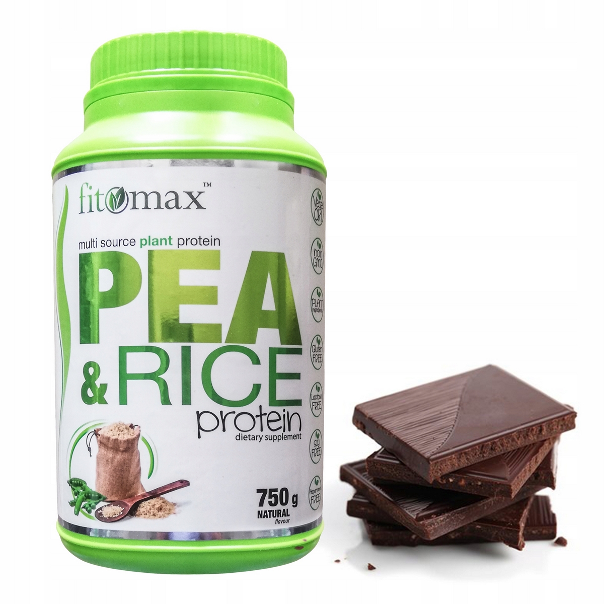 Proteín - Fitomax Pea Protekál 750g Vegan rastlinný proteín