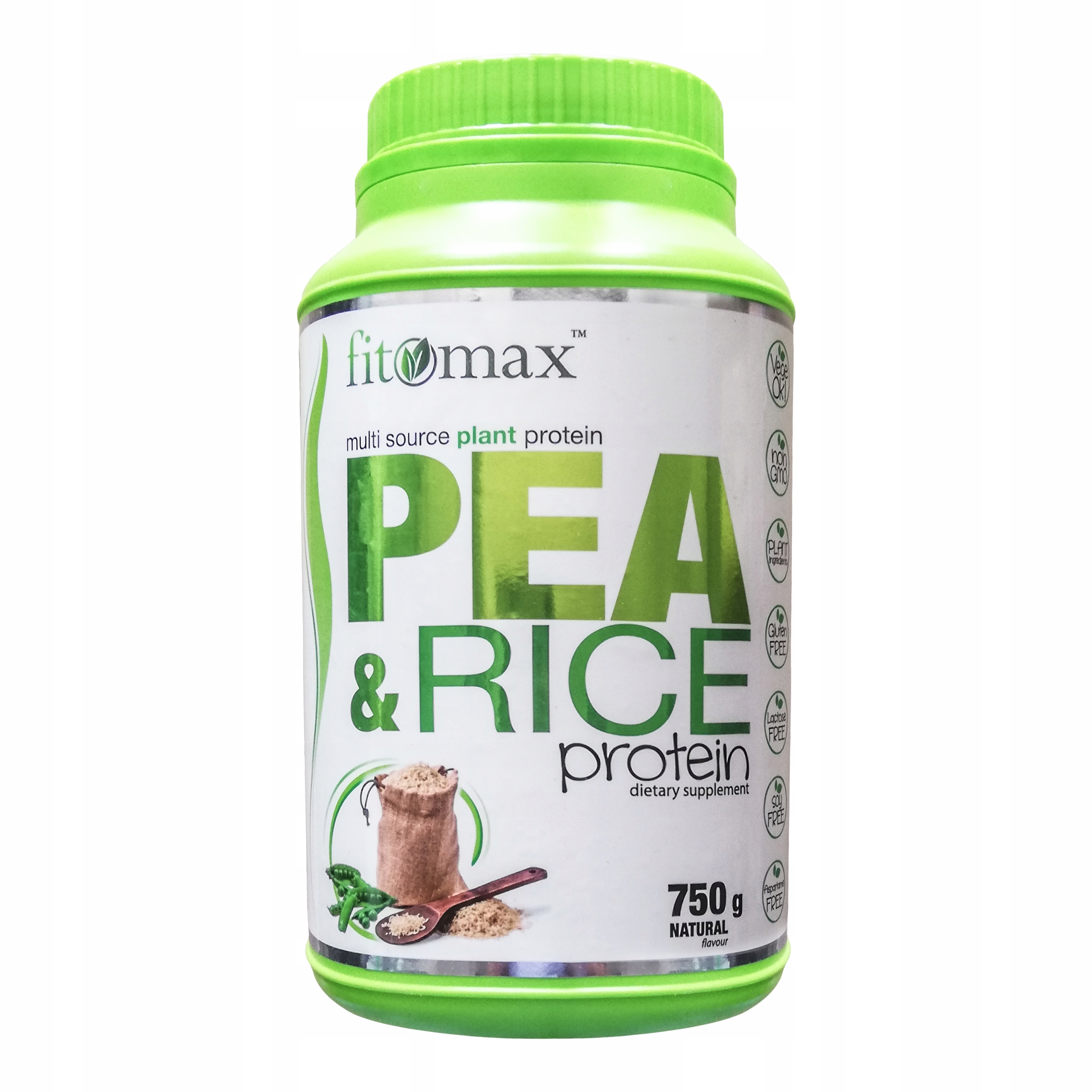 Proteín - Fitomax Pea Rice Protein 750g Proteín pre Vegan WPI