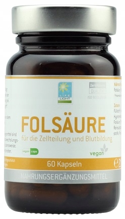 Kyselina folsaure 60 kapsúl životné svetlo s