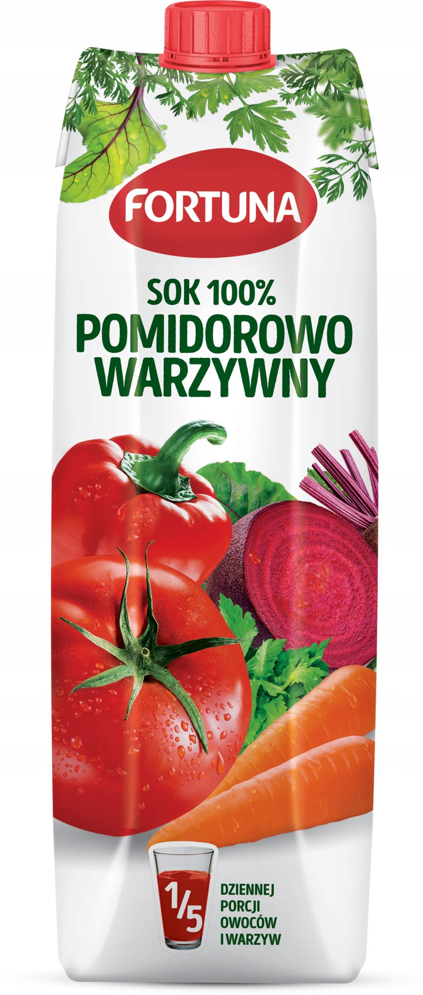 FORTUNA JUSE 100% TOMAKO-Zelenina 12x1L