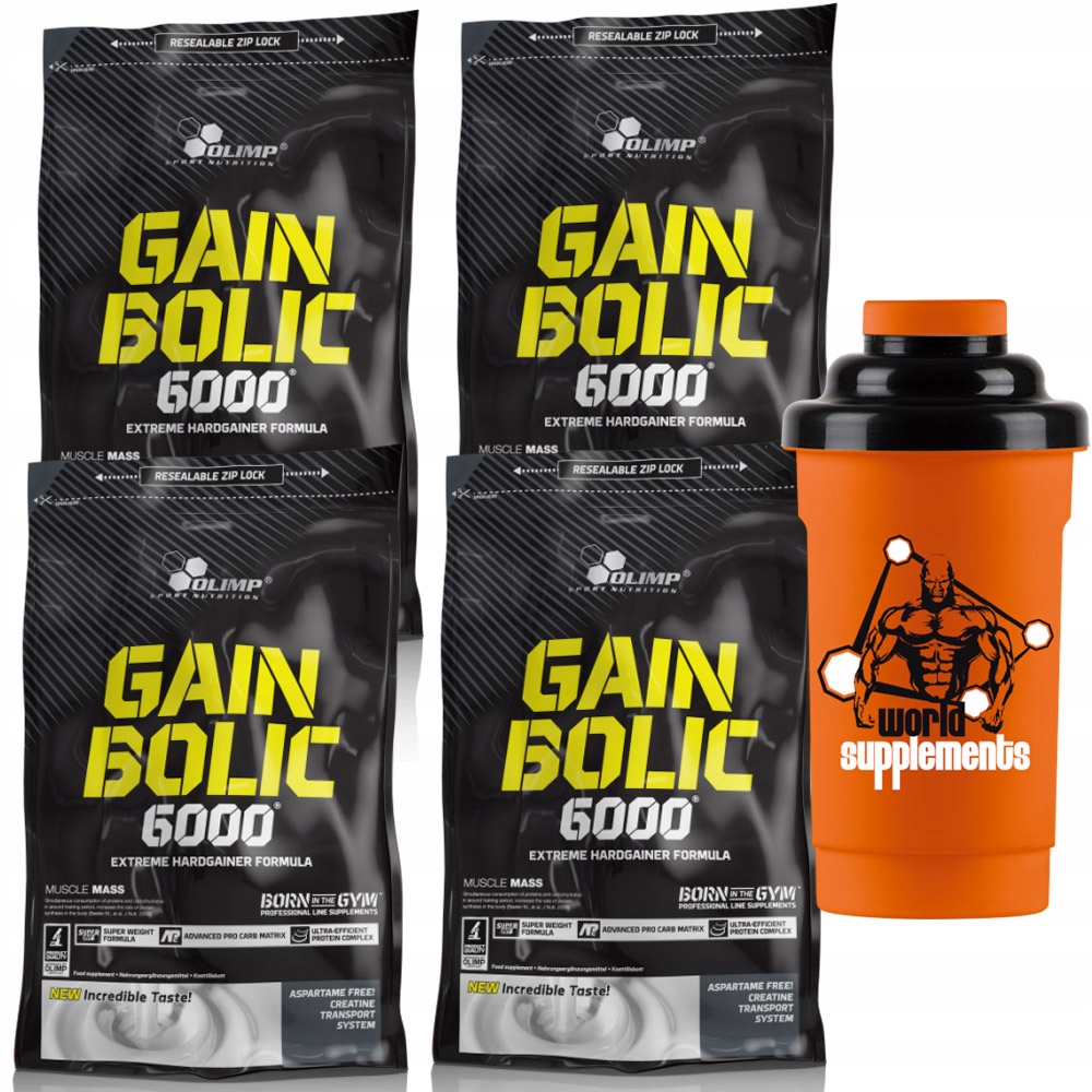 Gainer - Gainer Olimp Zisk BOLOK 6000 4KG Mass + Shaker