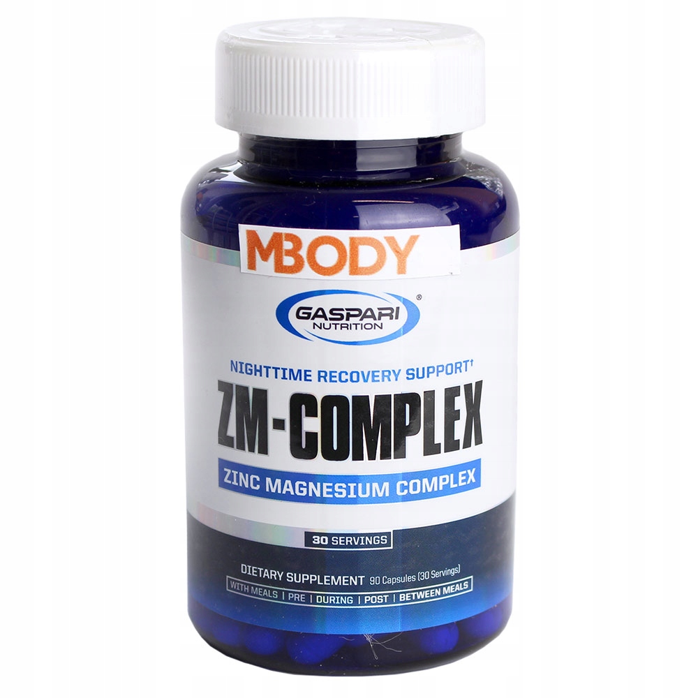 Testosterón - Gaspari ZM komplex 90caps ZMA ZINC libido z USA