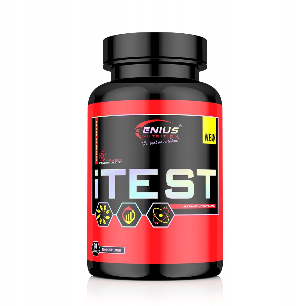 Testosterón - GENIUS NUTRITION iTest booster TESTOSTERONE 90 viečok